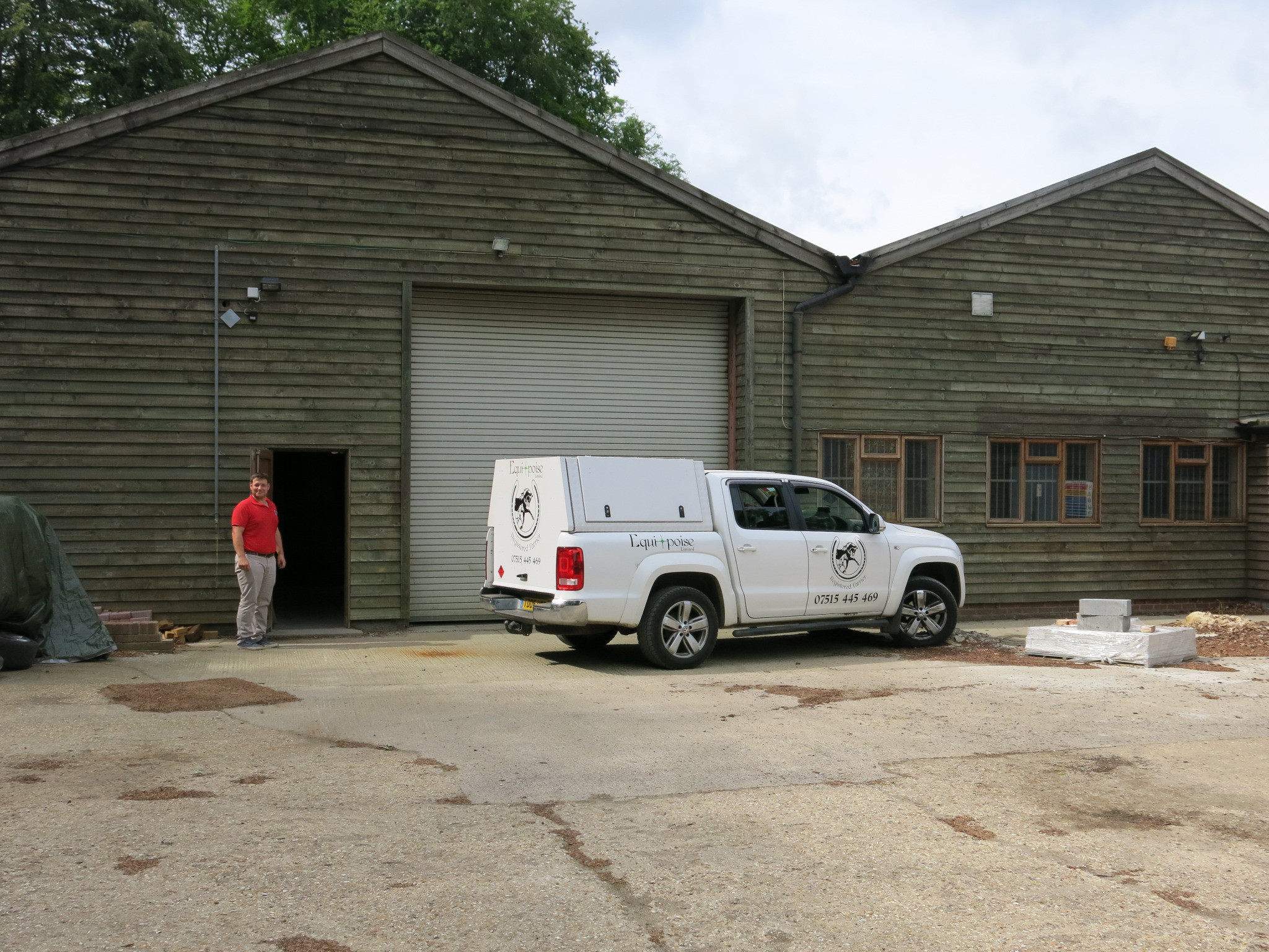 Toby Daniels at the forge
